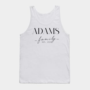 Adams Family EST. 2020, Surname, Adams Tank Top